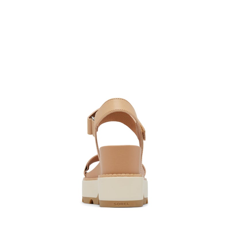 Sorel Women's Contemporary Wedge Sandal, Honest Beige/Bleached Ceramic, 11 - Image 3