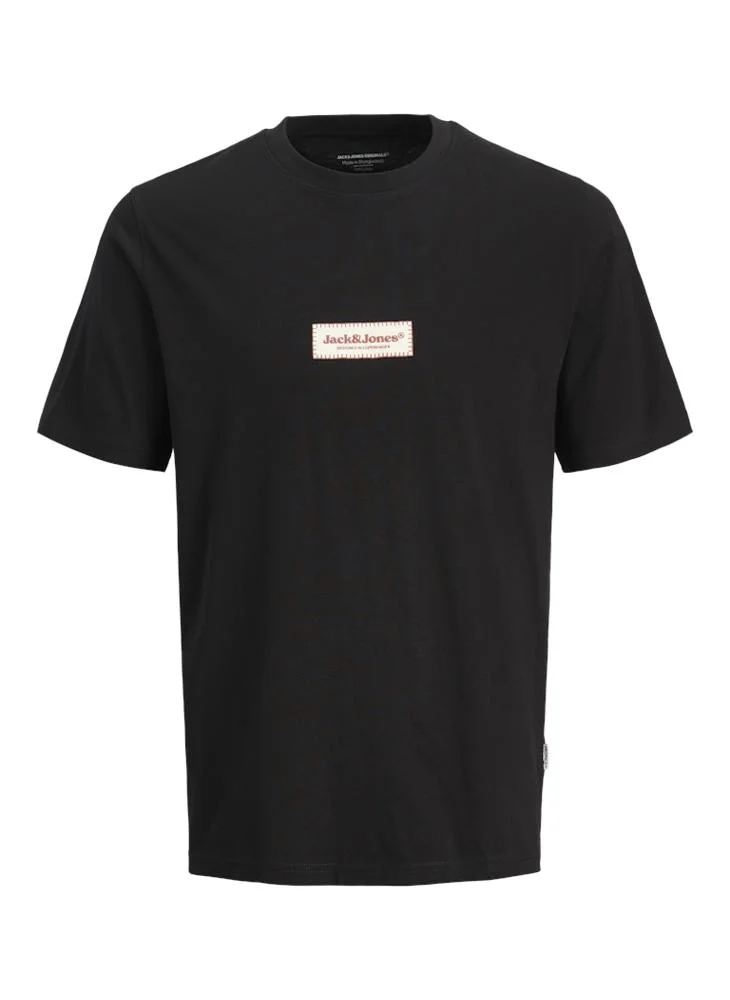 JACK & JONES Jorsplit Logo Crew Neck T-Shrt