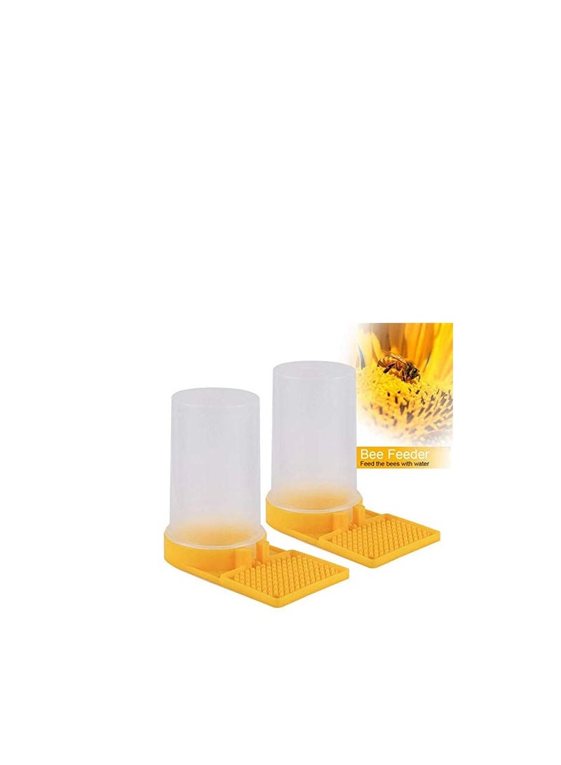 SYOSI 2 Pack Bee Water Feeder Beehive Bee Feeder Beekeeping Equipment Nest Beekeeper Tool Honey Beehive Entrance Feeder Transparent Bee Feeder Safety and Easy to use For Beekeeping Bee Feeder - Image 3