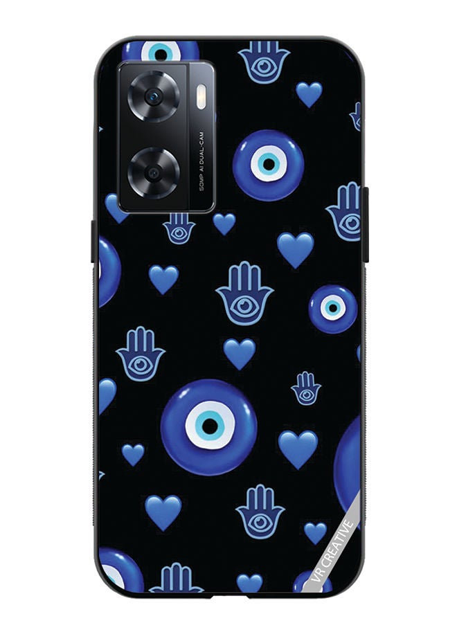 VR CREATIVE Protective Case Cover For OnePlus Nord N20 SE Evil Eye Design Multicolour - Image 1