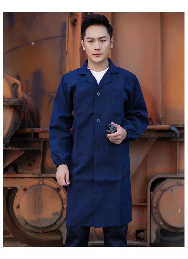 KUYING Big Coat Work Clothes Long Laboratory Protective Clothing Carrying Long Sleeved Jacket  - Image 1