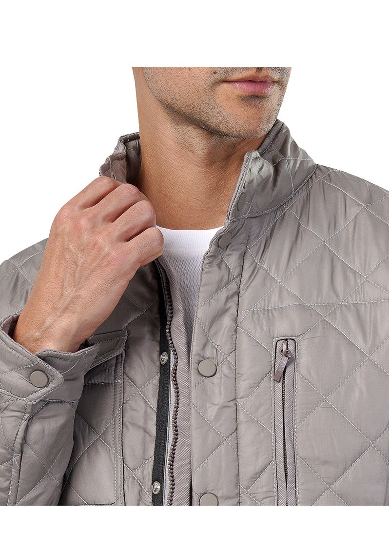 clever - Men's Waterproof Jacket - Fiber Lined - Gray - Image 1