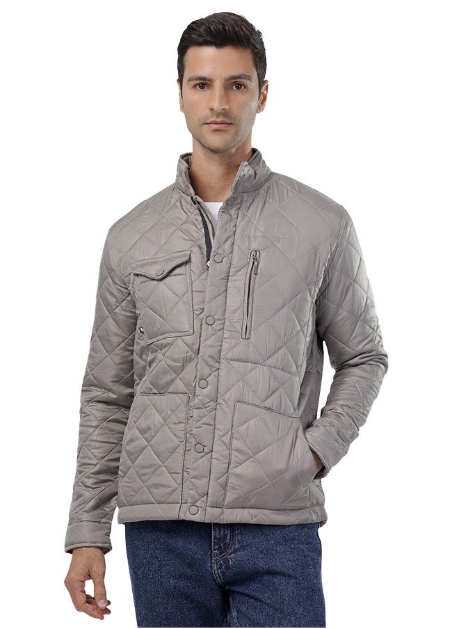 clever - Men's Waterproof Jacket - Fiber Lined - Gray - Image 1