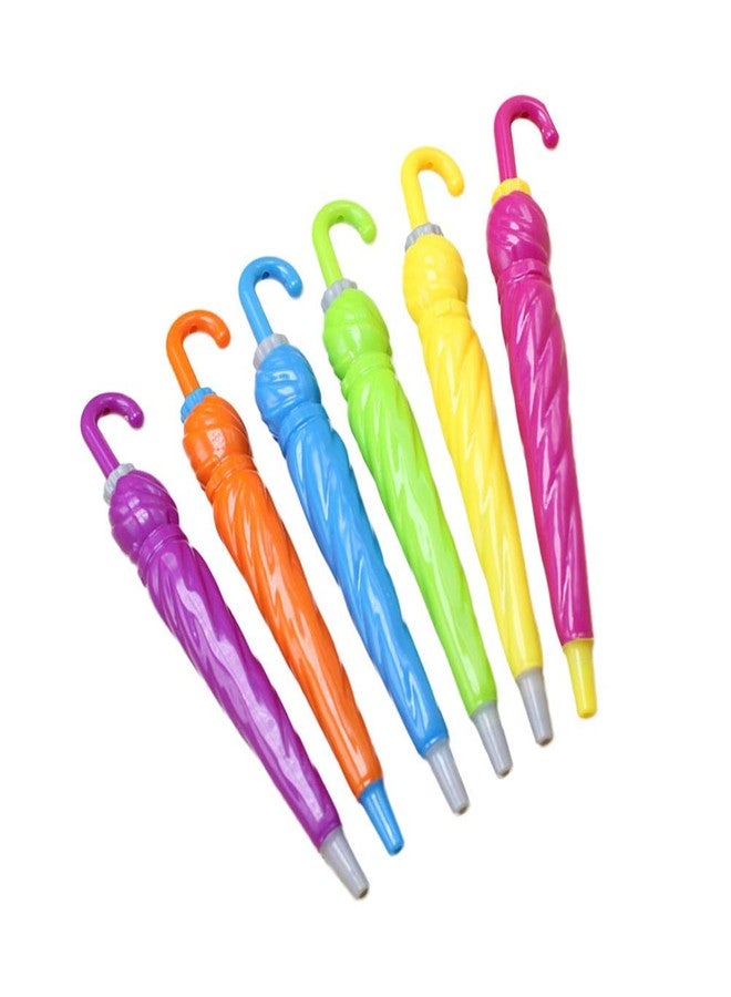 FRECI 6pcs Ballpoint Pen Umbrella Shape Gel Ink Writing Pens for School Office Supply Gift Stationery Party Favors - Image 5