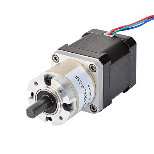 STEPPERONLINE 19:1 Planetary Gearbox High Torque Nema 17 Stepper MotorDIY CNC Camera Telescope - Image 1