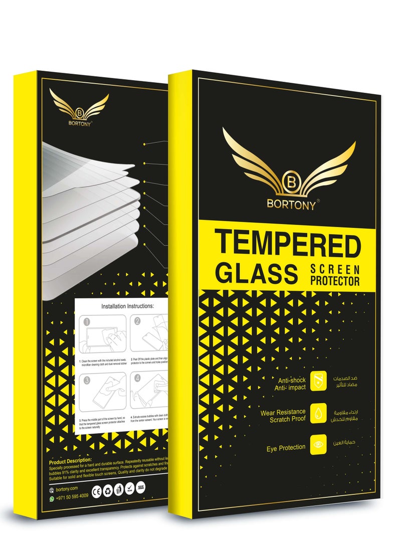 BORTONY 3D Screen Protector For OnePlus Nord N10 Clear/Black - Image 2