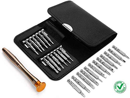 HYDERON 25-in-1 Precision Screwdriver Set – Multi-Pocket Repair Kit for Laptops, Mobile Phones, Spectacles, & Watches - Image 2