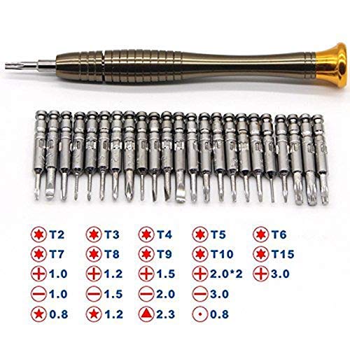 HYDERON 25-in-1 Precision Screwdriver Set – Multi-Pocket Repair Kit for Laptops, Mobile Phones, Spectacles, & Watches - Image 4