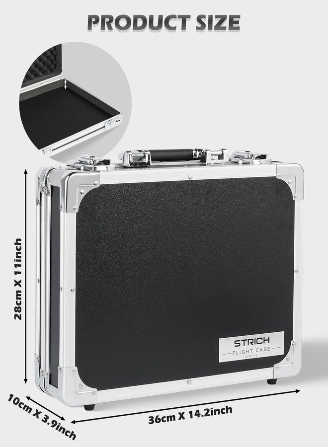 STRICH MINI+ 14" Guitar Multi Effect Pedal Case, Compact Travel Carrying Case 36 x 28 x 10 cm - Image 5
