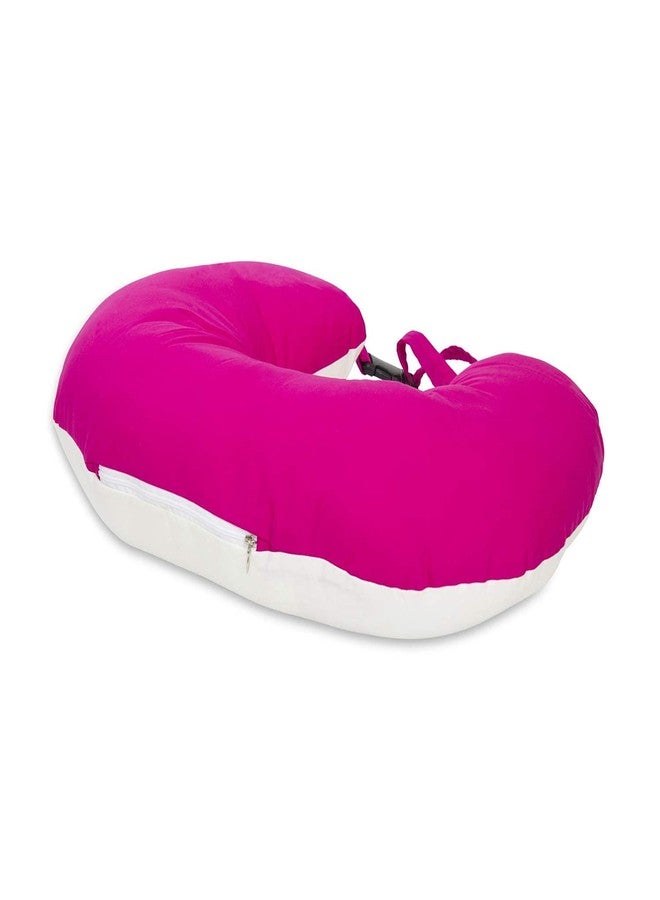 GET IT Feeding Nursing Pillow Micro Fibre (Pink Beige, Standard Size) - Image 2
