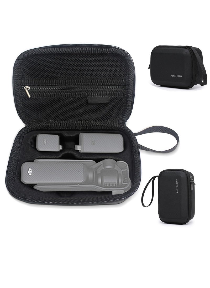 Excefore - Carrying and Protective Hard Shell Travel Storage Case Bag, Compatible with Osmo Pocket 3 Creator Combo, Cameras Accessories Kit, Hard Carrying Case, Case Only, Black - Image 1