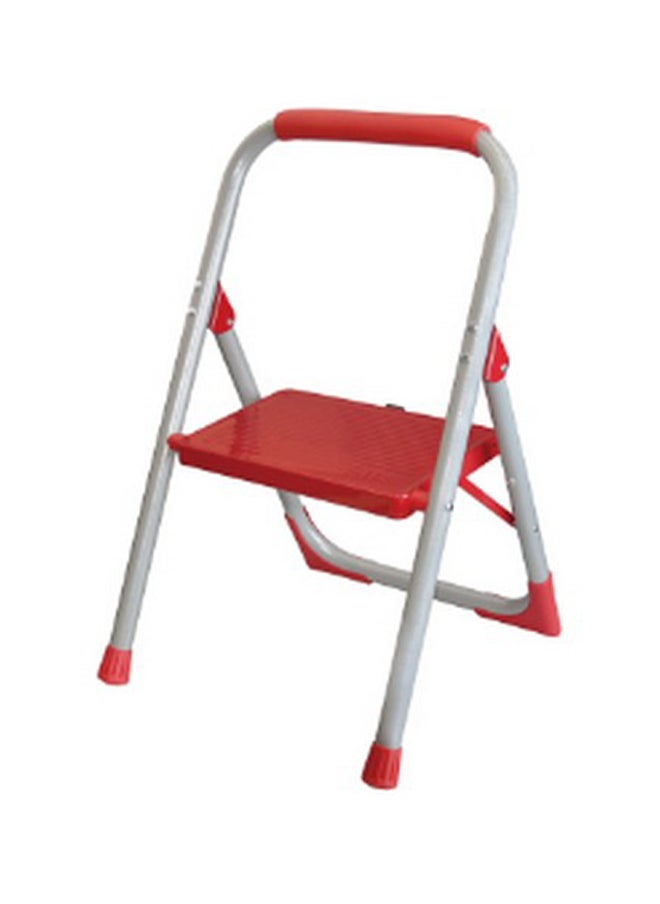 ACE Durable High Quality One Step Ladder Red and Grey 67 x 6.5 x 40 cm 1032296  - Image 2