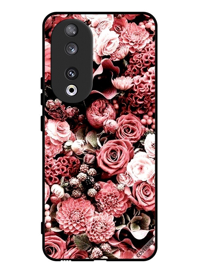Covernex Protective Case Cover For Honor 90 Peach Roses - Image 1