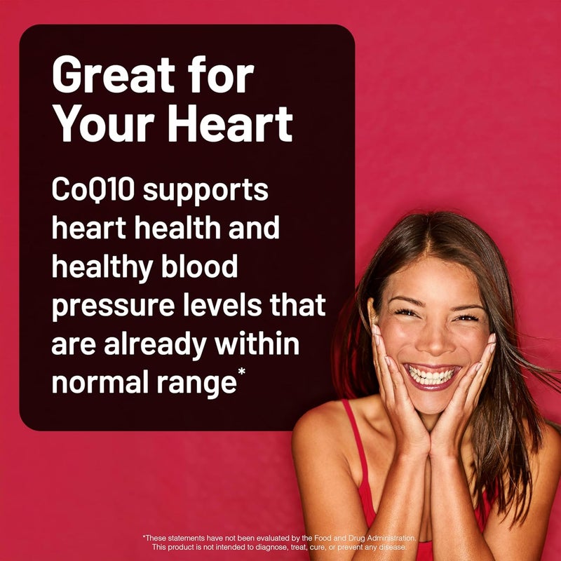 NatureWise CoQ10 200mg Softgels High Potency Ubiquinone  Coenzyme Q10 Supplement  Antioxidant for Heart Health  Energy  Vegan NonGMO GlutenFree  30 Count1Month Supply - Image 4