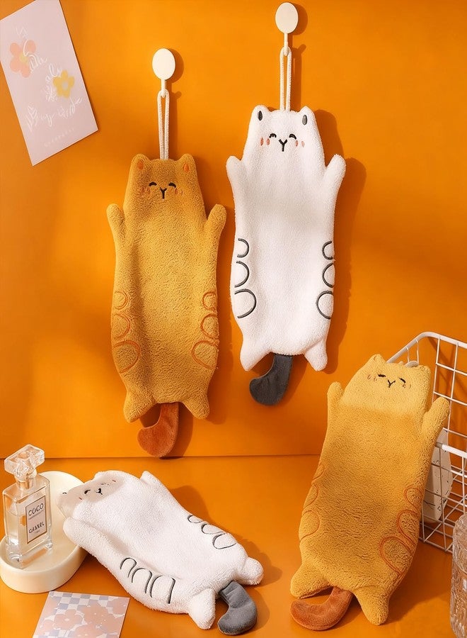 Tyrafry Funny Cats Kitchen Towels Decorative Set of 2, Absorbent Kitchen Towels Dish Towel for Home Bathroom Gym Hotel Holiday Décor - Image 2
