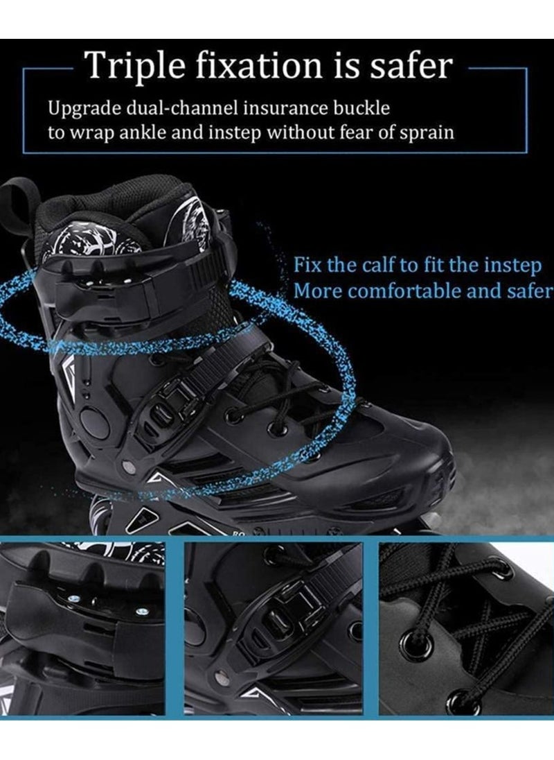 LIMOS - Inline Skates for Adults Professional Single Row Roller Blades Speed Skating Shoes - Image 1