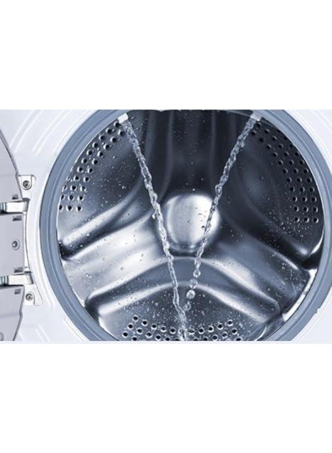 OCEAN OWD 9614 WT S, Front Load Washer Dryer, 9 kg Wash / 6 kg Dry, 1400 RPM, Inverter, Silver - Image 2