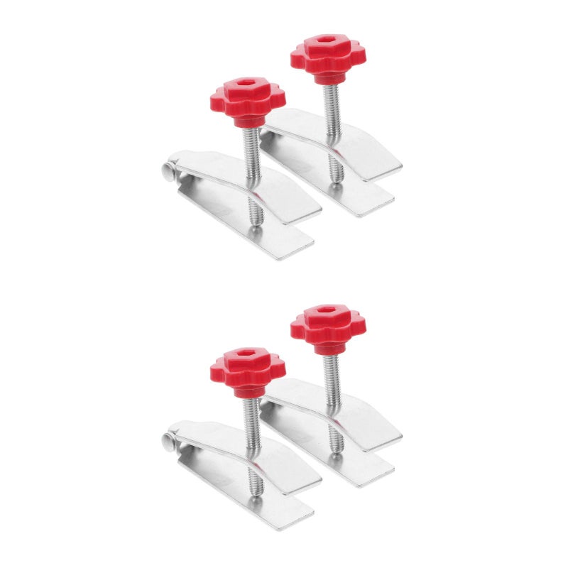 4 pcs Adjustable Tile Height Regulator Wall Ceramic Tile Iron Metal Lifter Leveling Tool Tile For Glasses Brick Wall Tile Height Adjustable - Image 1