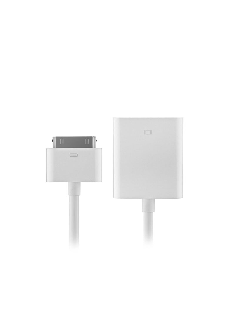 NTECH 30 Pin Dock Connector to VGA Monitor TV Cable Adapter Converter for iPad/iPad2/iPad3/iPhone 4,4S/iPod(Ipad to Vga) - Image 3
