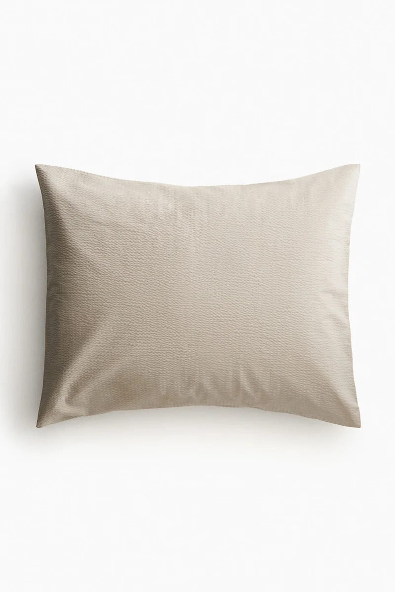 H&M Seersucker pillowcase