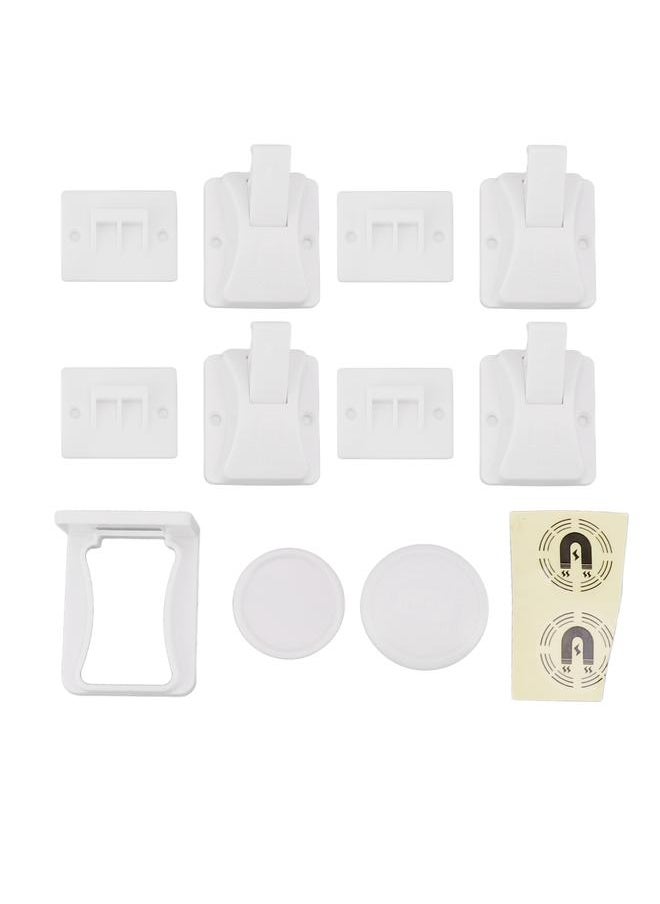 Thoraya Child Safety Locks Prevent Hands Injuries Punch Free Magnetic Cabinet Locks for Drawers Type 2  - Image 1
