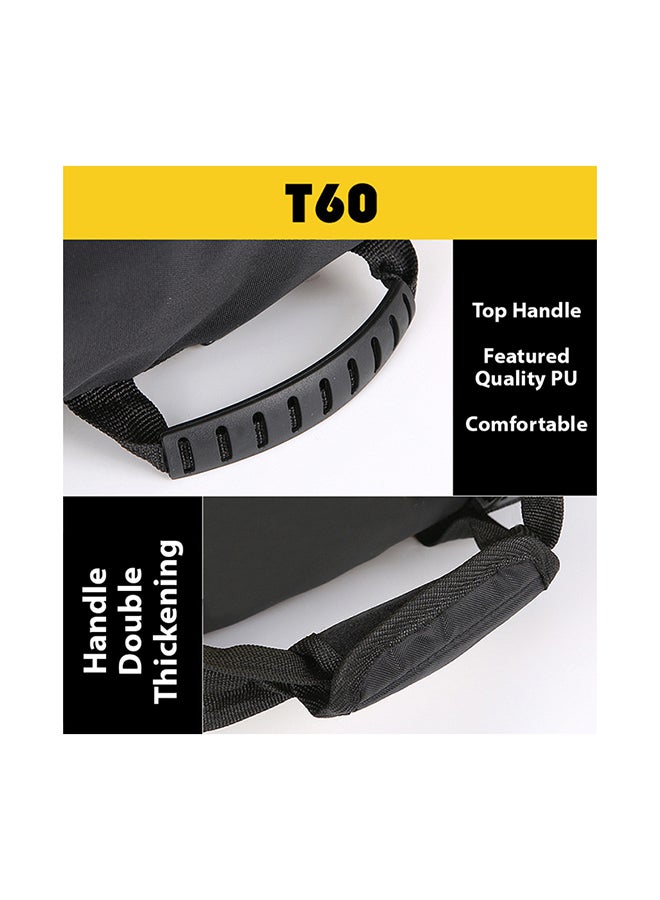 T60 Sports Gym Bag, Travel Duffel bag with Wet Pocket u0026 Shoes Compartment Ultra Lightweight 60Liters - Image 4