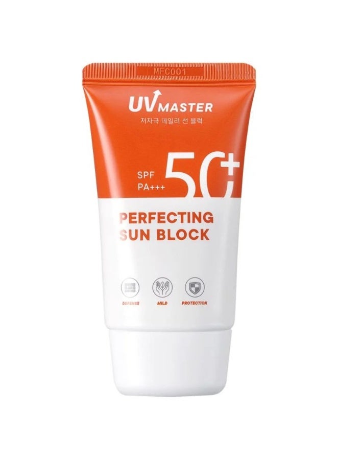 TonyMoly UV Master Perfecting Sun Block SPF50+ Moisturizing Sunscreen 50ml - Image 1