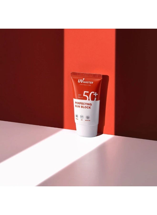 TonyMoly UV Master Perfecting Sun Block SPF50+ Moisturizing Sunscreen 50ml - Image 3