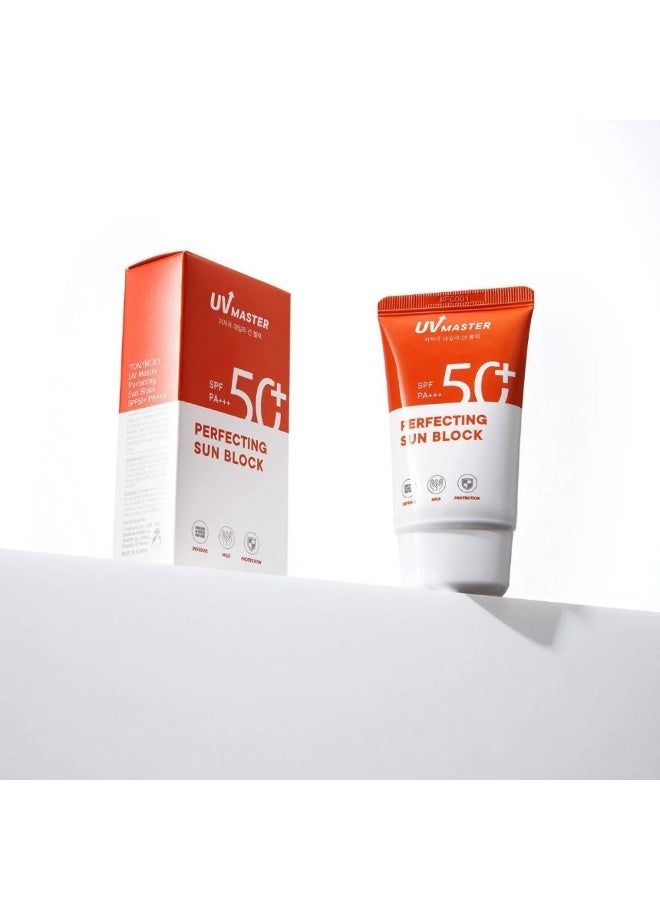 TonyMoly UV Master Perfecting Sun Block SPF50+ Moisturizing Sunscreen 50ml - Image 2