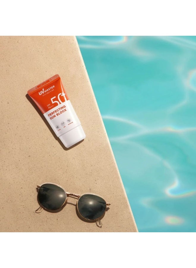 TonyMoly UV Master Perfecting Sun Block SPF50+ Moisturizing Sunscreen 50ml - Image 4