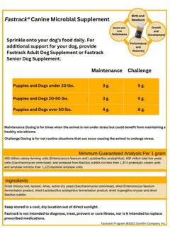 Fastrack Canine Microbial Supplement For Dogs, 300Gm - pzsku/Z6757A61DDFAAF0236BFCZ/45/_/1735214533/da5d30f7-8953-45e7-a408-d0335b8db8a7