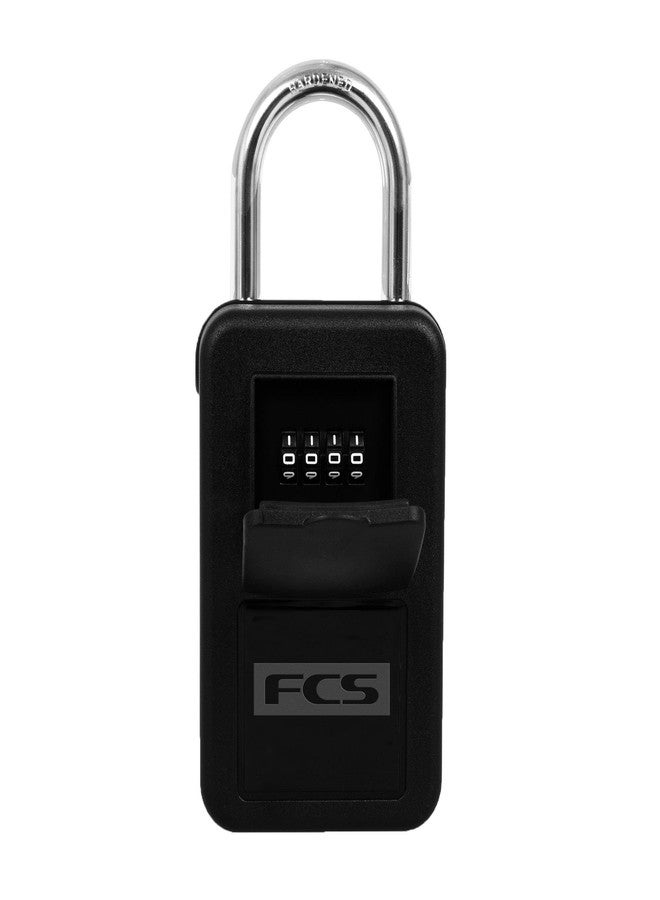 FCS KeyLock - Black | Designed for Security, Durability, & Easy Access, Ideal for Locking Up Keys at The Beach, Surf Trips & Outdoor Adventures