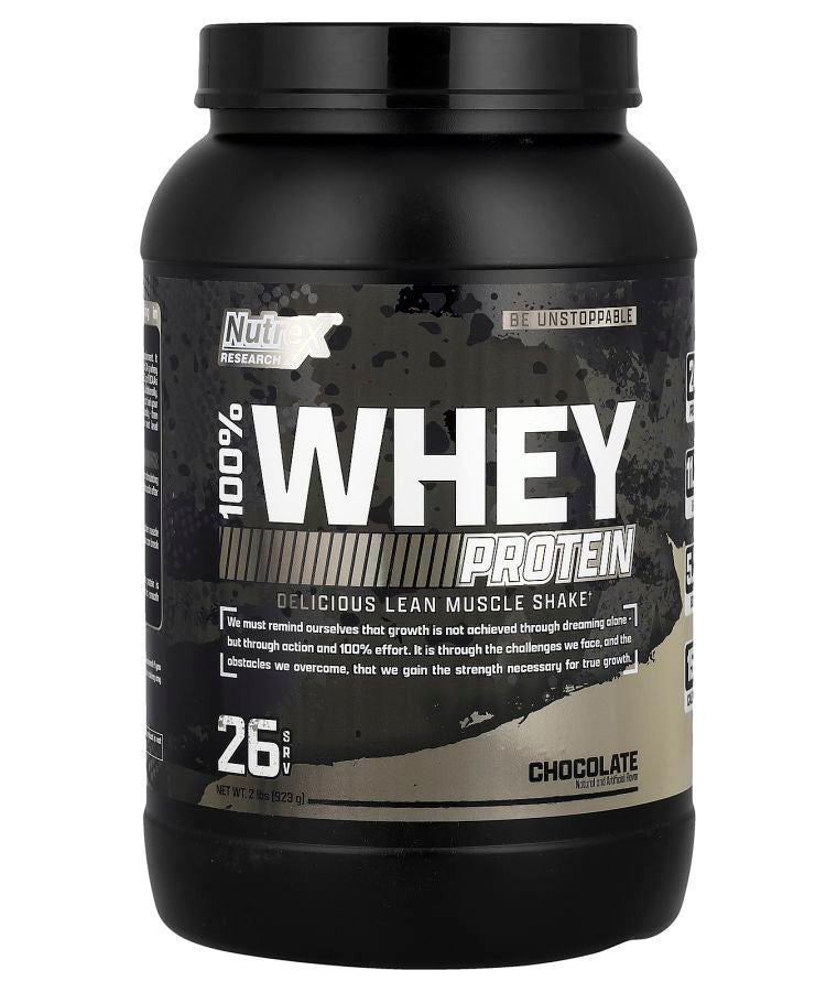Nutrex Research 100% Whey Protein Chocolate 2 lbs (923 g )