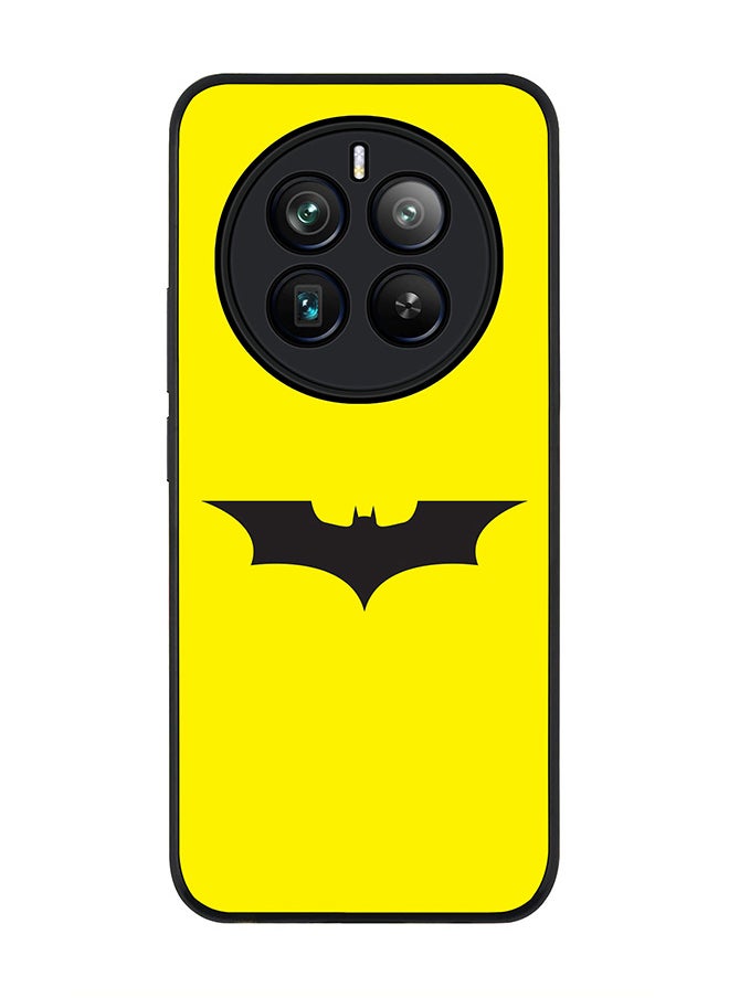 Stylizedd Rugged Black edge case for Realme 12 Pro / Realme 12 Pro Plus 5G, Slim fit Soft Case Flexible TPU Gel Thin Cover -  Iconic Bat  - Image 1