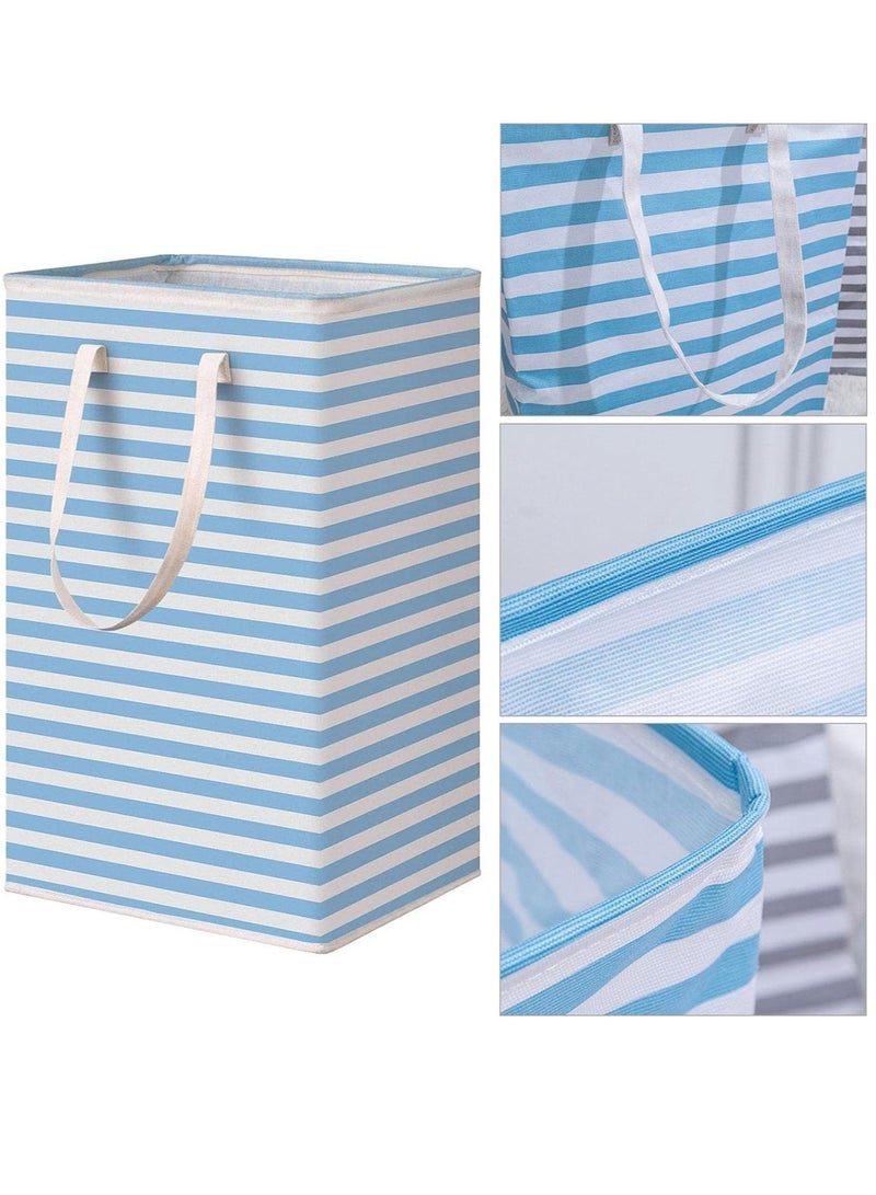 3 Packs Laundry Hamper, 75L Collapsible Large Baskets with Handles, Freestanding Waterproof Clothes Storage Basket, Toys and Clothes Organizer  - Image 5