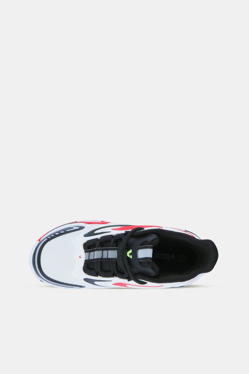Bash Lightweight Unisex Kids White Basketball Shoes