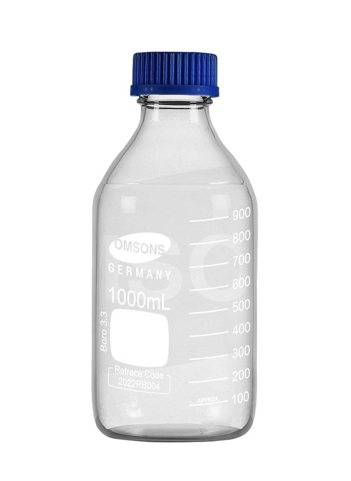 OMSONS Bottles, Reagent clear screw cap (PACK OF 10)  - Image 1