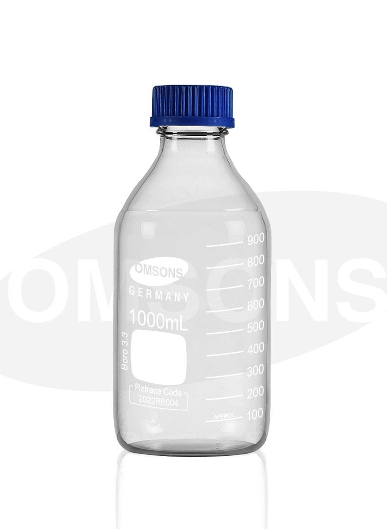 OMSONS Bottles, Reagent clear screw cap (PACK OF 10)  - Image 2