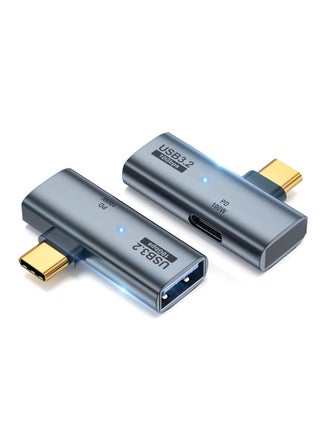 USB C to USB 3.2 Adapter, 2 Pack 2-in-1 with 100W Type C Charging Port, OTG Converter for Meta Quest 2, Rog Ally, Steam Deck, for iPhone 15 Series, iPad, MacBook and More - pzsku/Z6757FF9237E6ADF39599Z/45/_/1729757613/e4f3e3dc-40e3-4c0f-8e3e-e151977f51fb