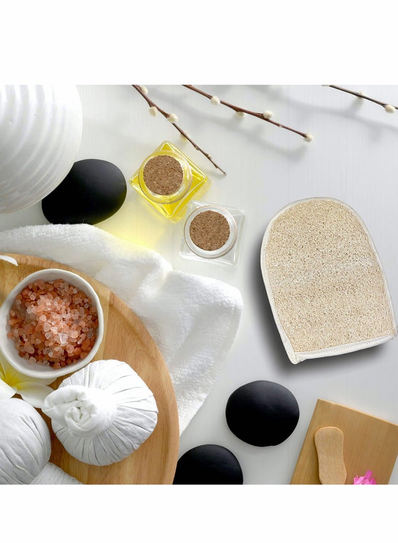 Excefore Bath Sponge, Exfoliating Loofah Pads body Scrubber, All Natural Bath and Shower Exfoliating Washcloth and Loofa Natural Sponge for Face, Back, Body, Eco Friendly, and Biodegradable - Image 2