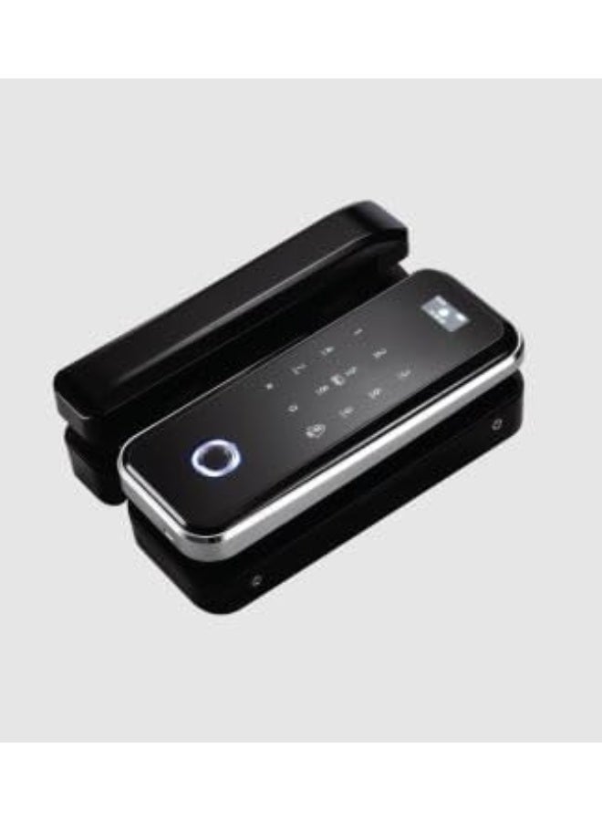 زد كيه تيكو ZKTeco GL300W Smart Glass Door Lock with Wi-Fi, Fingerprint, IC Card & PIN Access | Keyless Entry Office Door Lock with Mobile App Remote Control | No Drilling Installation for 10-12mm Glass Doors - Image 2