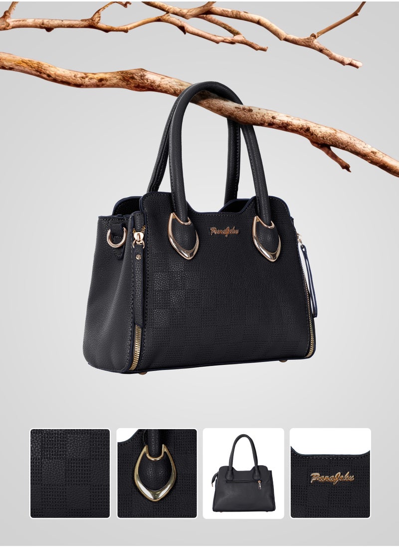 PARAJOHN Fashionable Ladies Top handle Bags Handbags for women Shoulder Crossbody bag Black  - Image 5