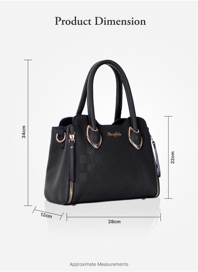 PARAJOHN Fashionable Ladies Top handle Bags Handbags for women Shoulder Crossbody bag Black  - Image 3