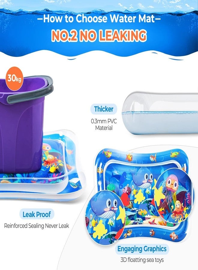 Magicwand® Tummy Time Water & Air Inflatable Multi-Function Baby Mat with Box【6 Months & Up】【Pack of 1】【Multi-Colored】 - Image 4