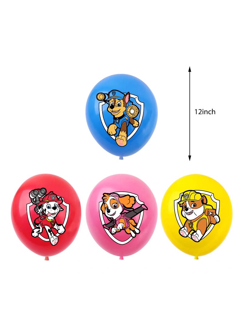 Paw Patrol Toys Paw Patrol Theme Balloon Set with Happy Birthday Banner,Cake Topper,Hanging Spins,Perfect for Graduation Baby Shower Birthday Bachelorette Party Backdrop Decoration,Suitable for Indoor and Outdoor - Image 4