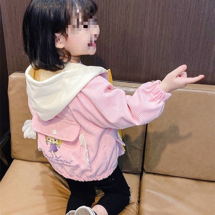 Girls' Coat Spring Coat Fashionable Western Style Small And Medium-Sized Children'S Baby Jacket Children'S Suit - Image 4