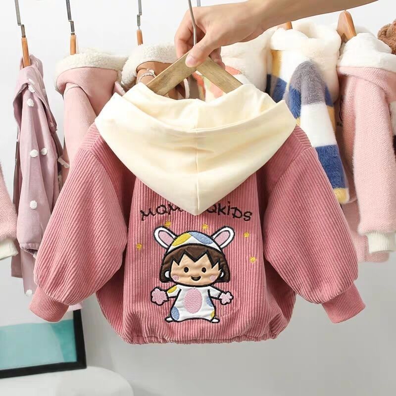 Girls' Coat Spring Coat Fashionable Western Style Small And Medium-Sized Children'S Baby Jacket Children'S Suit - Image 1