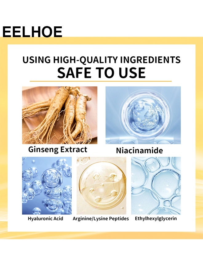إيلهو الجينسنغ والنياسيناميد المضاد للتجاعيد ، سيروم الجينسنغ المضاد للشيخوخة للنساء ، يتلاشى عيون الخطوط الدقيقة والخطوط ، يشد الوجه ، يرطب البشرة جوهر - Image 3