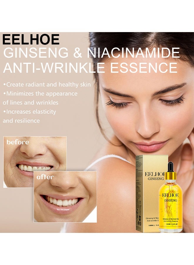 إيلهو الجينسنغ والنياسيناميد المضاد للتجاعيد ، سيروم الجينسنغ المضاد للشيخوخة للنساء ، يتلاشى عيون الخطوط الدقيقة والخطوط ، يشد الوجه ، يرطب البشرة جوهر - Image 5