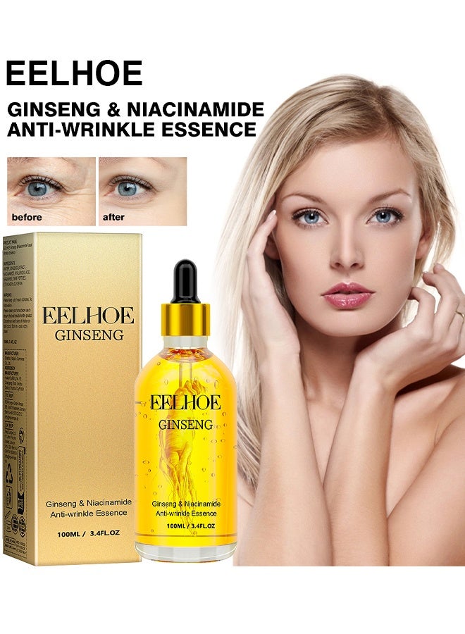 إيلهو الجينسنغ والنياسيناميد المضاد للتجاعيد ، سيروم الجينسنغ المضاد للشيخوخة للنساء ، يتلاشى عيون الخطوط الدقيقة والخطوط ، يشد الوجه ، يرطب البشرة جوهر - Image 2